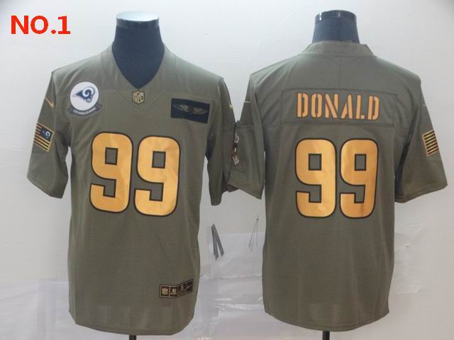 Men's Los Angeles Rams #99 Aaron Donald Jerseys-2